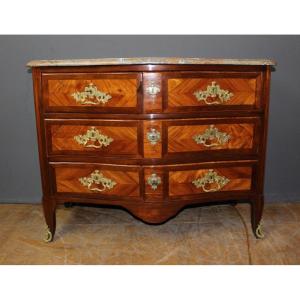 Louis XV Commode In XVIII Marquetry