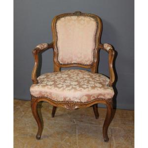 Louis XV Period Armchair In Beech XVIII
