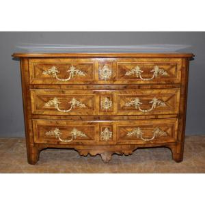 Louis XIV Chest Of Drawers In 18th Century Marquetry