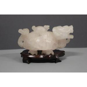 Rose Quartz Turtle, China XX