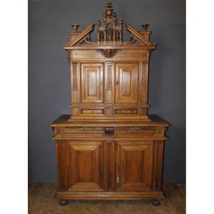 Louis XIII Walnut Sideboard, Late 17th Century 
