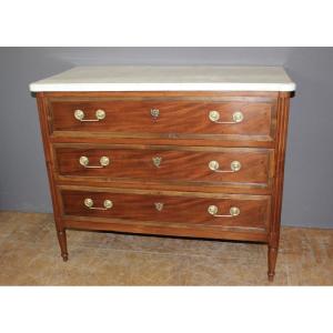 Small Louis XVI Chest Of Drawers, Early 19th Century
