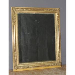 Restoration Mirror In Gilded Stucco From The 19th Century
