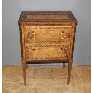 Early 19th-century Italian Marquetry Commode