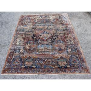 Large Kashmar Wool Rug, Persia Circa 1950