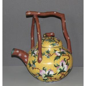 Important Cloisonné Teapot, China, 20th Century
