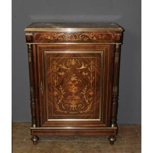 Napoleon III Support Buffet In 19th Century Marquetry