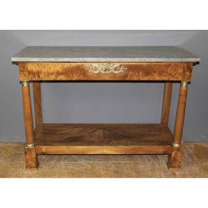 Empire Walnut Console XIX