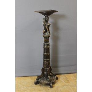 Sphinx-decorated Column Circa 1900