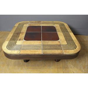 Coffee Table By Roger Capron , Mambo Model, 1974
