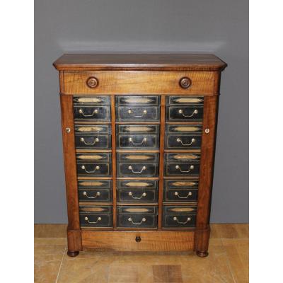 Cartonnier Period Restoration In Walnut