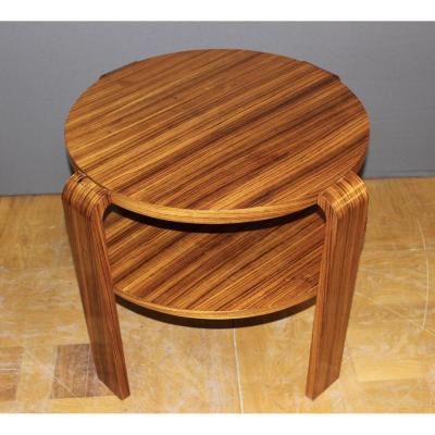 Art Deco Rosewood Pedestal Table