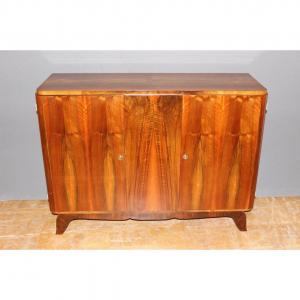 Art Deco Walnut Sideboard Around 1940