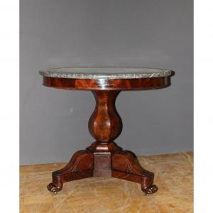 Mahogany Restoration Period Pedestal Table