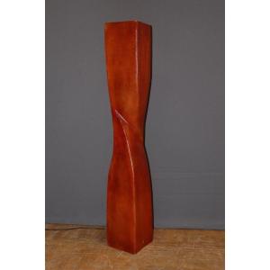 Orange Design Fiberglass Floor Lamp
