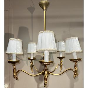 Napoleon III Style Bronze Chandelier