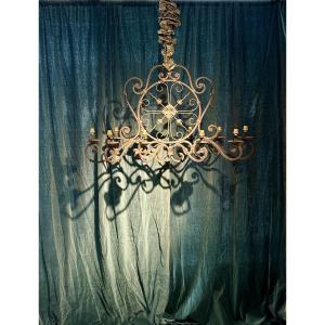 Wrought Iron Chandelier