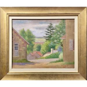 Jacob Markiel(1911-2006), Oil/panel, Signed,1950, French-polish School, Size 41x49 Cm