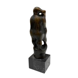Bronze Sculpture Signed Oreste Dequel – Organic Abstraction