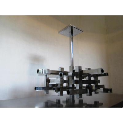 Gaetano Sciolari Metric Chandelier