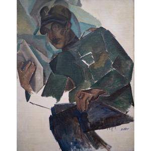 Portrait Of Gabriele Varese (in Italian Uniform), 1919