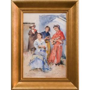 Allan österlind (1855- 1938)  - Sevilla, 1893