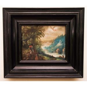 Abraham And The Sacrifice Of His Son Isaac By Adriaen Van Stalbemt, C. 1605-1610