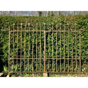Wrought Iron Gate Dating From The Last Quarter Of The 18th Century.