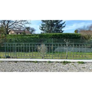 Art Nouveau Wrought Iron Railing