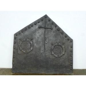 Large Fireback Dated 1563 (110x107 Cm)