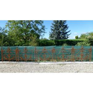 Important Wrought Iron Railing From The Art Nouveau Period