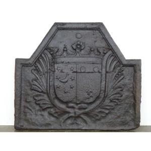 Fireback With The Alliance Arms Of Enguerrand De Chennevières And Anne Thiboult (94x80)
