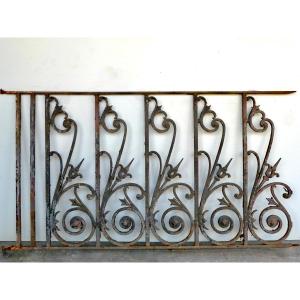 Napoleon III Period Cast Iron Railings From The Hôtel Dieu In Lyon