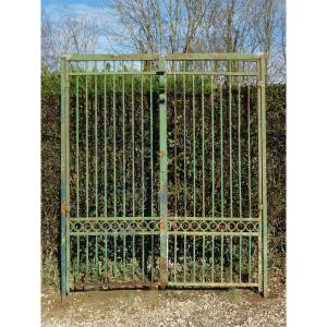 Wrought Iron Gate In Louis XVI Style Dating From The First Quarter Of The 19th Century