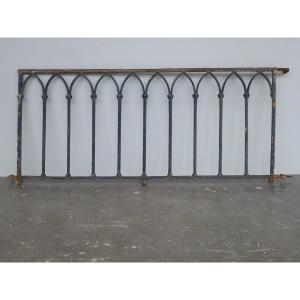 Wrought Iron Railings With Ribbed Vault Decoration