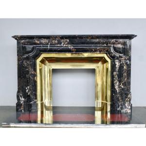 Important 19th Century Portor Marble Fireplace In Perfect Condition