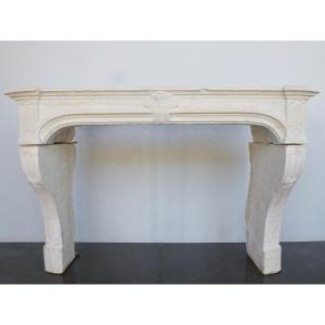 Fireplace In Lucenay Stone (rhône), Louis XIV Period