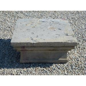 Stone Pedestal, Antique Base - Louis XIV (delivery Included)