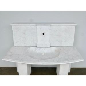 Carrara Marble Refreshment Basin 