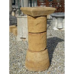 Pedestal Made Of Beaujolais Stone