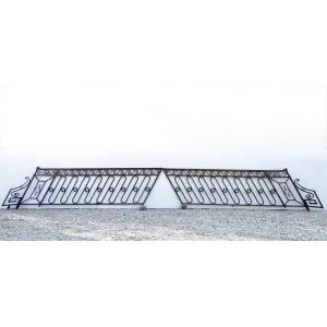 Pair Of Louis XVI Period Entrance Stair Railings