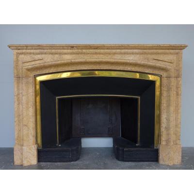 Fireplace In Marble Trets