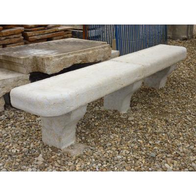 Hard Stone Park Bench