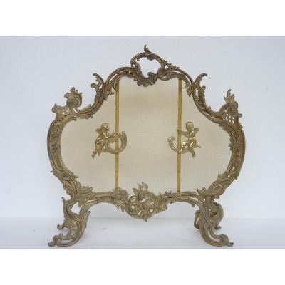Bronze Firewall Louis XV Style