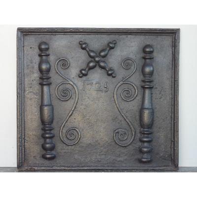 Fireplace Plate Dated 1725