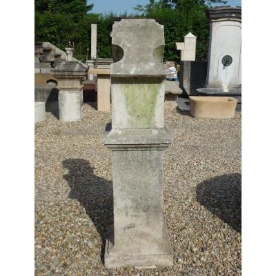 Sundial Or Gnomonic Block In XIXth Century Stone