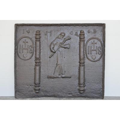 18th Century Saint Bruno Fireplace Plate
