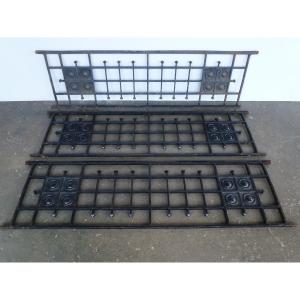 Five Cast Iron Railings