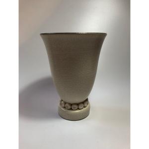 Pol Chambost Vase Signed Circa 1940