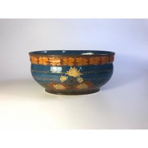 Hippolyte Boulenger Choisy Planter Faience Art Nouveau Japonisme 